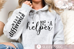 Be a helper Sleeve SVG Design Product Image 2