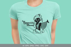 Be a Mermaid and Make Waves Papercut SVG Product Image 2