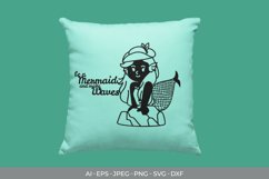 Be a Mermaid and Make Waves Papercut SVG Product Image 3