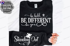 Be Bold Be Different Be You Sleeve SVG, Entrepreneur SVG Product Image 1