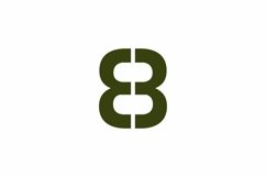BE EB logo design vector template Product Image 1