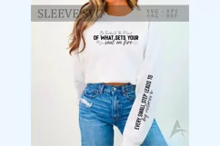 Be fearless in the pursuit of what sets your soul Sleeve SVG Product Image 1