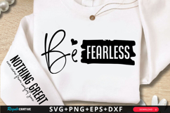 Be Fearless SVG Design Product Image 1