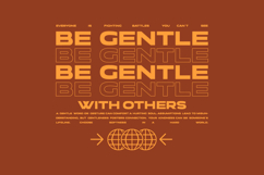 Be Gentle with Others Urban Typography T-shirt Design Product Image 1