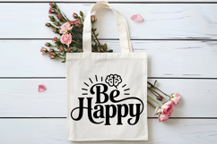 Be Happy SVG | Mental Health SVG Product Image 4