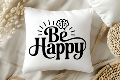 Be Happy SVG | Mental Health SVG Product Image 5