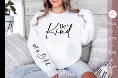 Be kind Sleeve SVG, Inspirational SVG, Positive SVG Product Image 1