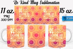 Be Kind Quotes Mug Wrap Sublimation|Be Kind 11Oz Mug|15Oz Product Image 1