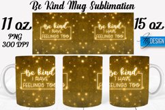 Be Kind Quotes Mug Wrap Sublimation|Be Kind 11Oz Mug|15Oz Product Image 1