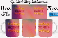 Be Kind Quotes Mug Wrap Sublimation|Be Kind 11Oz Mug|15Oz Product Image 1