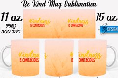 Be Kind Quotes Mug Wrap Sublimation|Be Kind 11Oz Mug|15Oz Product Image 1