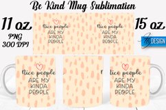 Be Kind Quotes Mug Wrap Sublimation|Be Kind 11Oz Mug|15Oz Product Image 1
