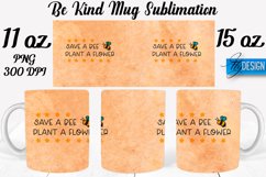 Be Kind Quotes Mug Wrap Sublimation|Be Kind 11Oz Mug|15Oz Product Image 1