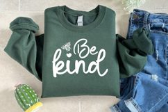 Be kind SVG, Positive vibes SVG, Kindness quote SVG Product Image 3