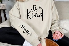 Be kind Sleeve SVG, Motivational Quote SVG Product Image 3