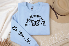 Be kind be brave be bold Sleeve SVG, Kindness SVG Product Image 3