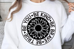 Be kind be brave be true SVG, Mental Health SVG Product Image 1