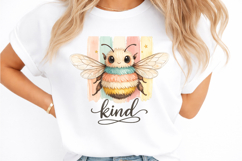 Be Kind Bee Preppy Striped PNG Product Image 2