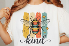 Be Kind Bee Preppy Striped PNG Product Image 2
