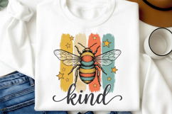 Be Kind Bee Preppy Striped PNG Product Image 3