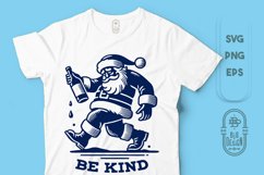 Be Kind | Kindness Saying | Santa Claus | Christmas Humor Product Image 1
