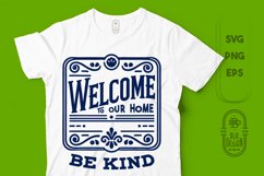Be Kind | Kindness Saying | Elegant Welcome Sign SVG Product Image 1