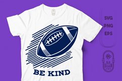 Be Kind | Kindness Saying | Flying Football Ball | Sports Product Image 1