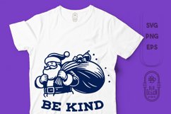 Be Kind | Kindness Saying | llustration of Santa Claus Product Image 1