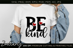 Be Kind Inspirational Quote SVG Motivational Positive Quote Product Image 4