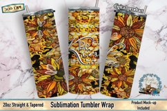 Tumbler Wrap, Golden Bee, Sublimation Design, Tumbler Design, Be Kind Sublimation