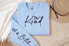 Be kind Sleeve SVG, Inspirational SVG, Positive SVG Product Image 2