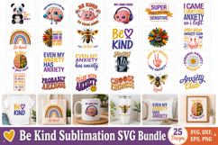 Be Kind Sublimation Svg Bundle Product Image 1