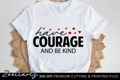 Be Kind SVG Cut File Inspirational Motivational Quote SVG Product Image 1