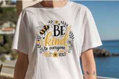Be Kind to Everyone Vintage Bumble Bee Floral Design Tee Product Image 2