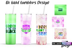 Be Kind Tumblers Design | Happy Quotes Sublimation | PNG v.1 Product Image 1