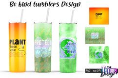 Be Kind Tumblers Bundle |Happy Quotes Sublimation|PNG v.2 Product Image 8
