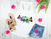 Be Like a Butterfly Sublimation | Butterfly Print | Summer Product Image 5