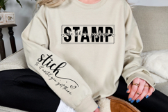 Be like a postage stamp Sleeve SVG Design Product Image 2