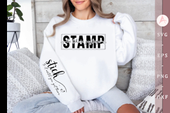 Be like a postage stamp Sleeve SVG Design Product Image 1