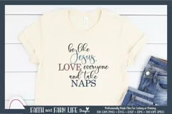 Be Like Jesus Take Naps |Christian SVG Product Image 1