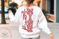 Be Mine SVG PNG DXF, Valentines Day Shirt Design for Cricute Product Image 1