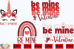 Be Mine SVG | Be My Valentine SVG | Valentine's Day SVG |PNG Product Image 2