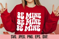 Be Mine Valentine SVG - Valentine's Day SVG - Heart Clipart Product Image 4