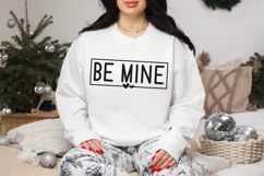 Be Mine SVG, Be Mine Heart SVG, valentines Day SVG Cut File Product Image 3