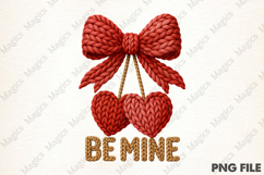 Be Mine Bow Valentine Png Product Image 1