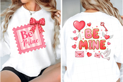 Be Mine coquette Valentine PNG,Valentine Sublimation Product Image 2