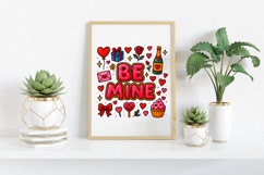 Be Mine coquette Valentine PNG,Valentine Sublimation Product Image 3
