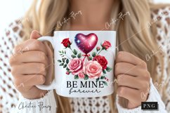 Be Mine Valentines Quote PNG | Valentines Day PNG Product Image 2
