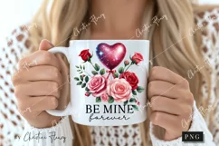 Be Mine Valentines Quote PNG | Valentines Day PNG Product Image 2