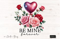 Be Mine Valentines Quote PNG | Valentines Day PNG Product Image 4